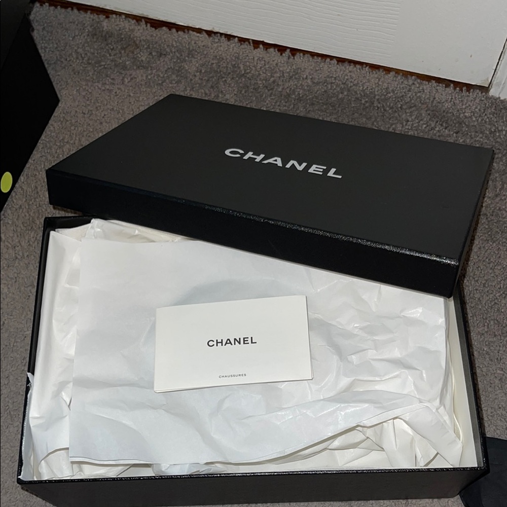 Chanel empty shoe box